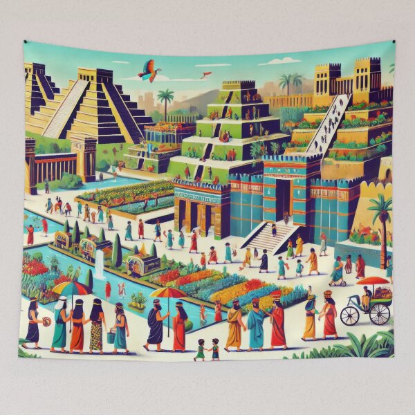 Item preview, Life in Neo-Babylon designed and sold by BobArtGallery.