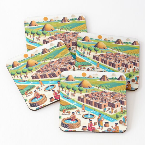 Item preview, Life in Harappa designed and sold by BobArtGallery.