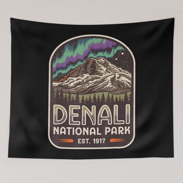 Item preview, Mount Denali Alaska Mountain Denali National Park designed and sold by Galactic-Sketch.