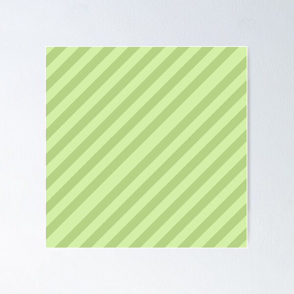 Item preview, Emergent Angles: Green Oblique Stripe Geometry Art designed and sold by Zakrytos ★★★★★.