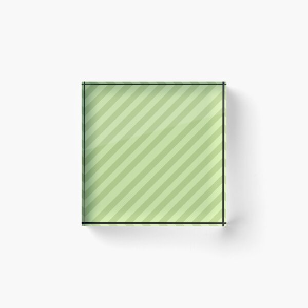 Item preview, Emergent Angles: Green Oblique Stripe Geometry Art designed and sold by Zakrytos ★★★★★.