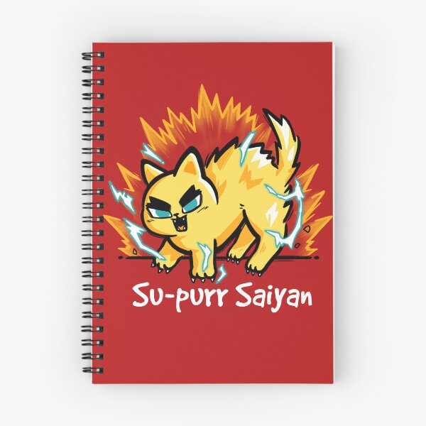 Item preview, Supurr saiyan cat designed and sold by NemiMakeit.