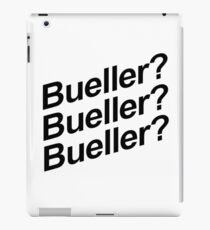Bueller? iPad Case/Skin