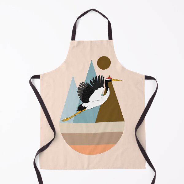Item preview, Minimalist Crane Flight in Soft Tones designed and sold by SevenRevolution.