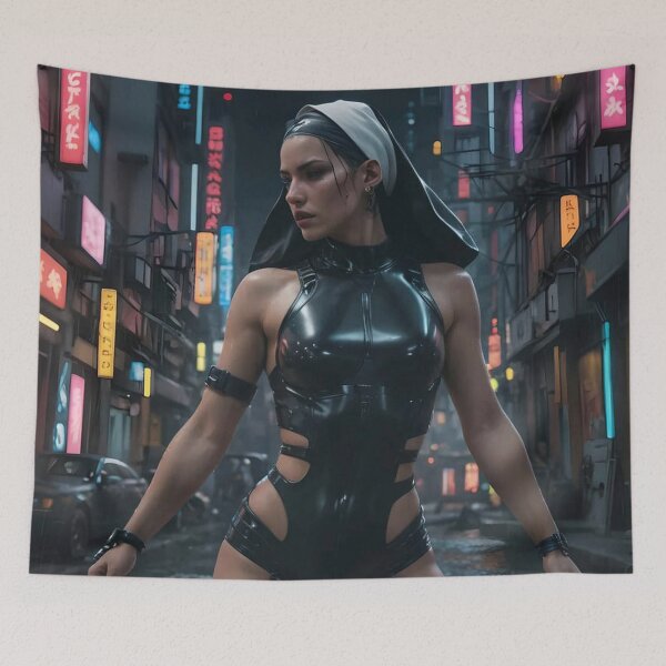 Item preview, Cyberpunk Nun designed and sold by RaF71PrO.