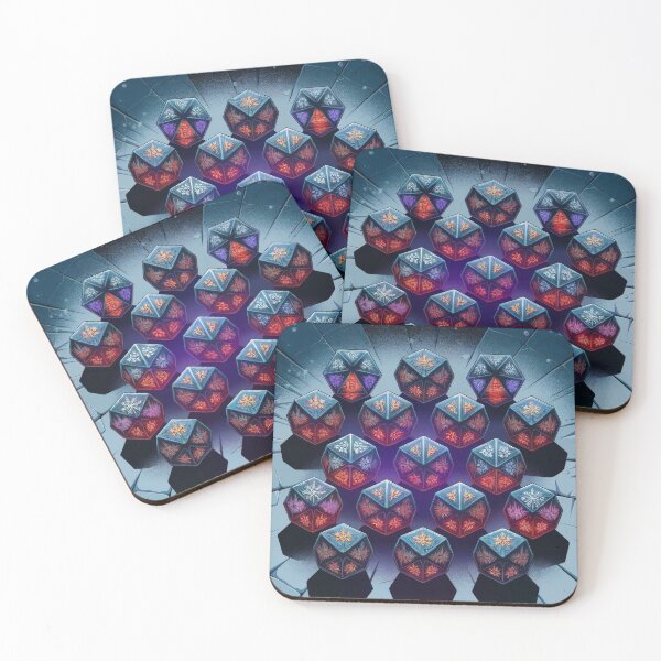 Item preview, Frozen Flames - Enchanted Ice and Fire Dice designed and sold by PragmaticP.