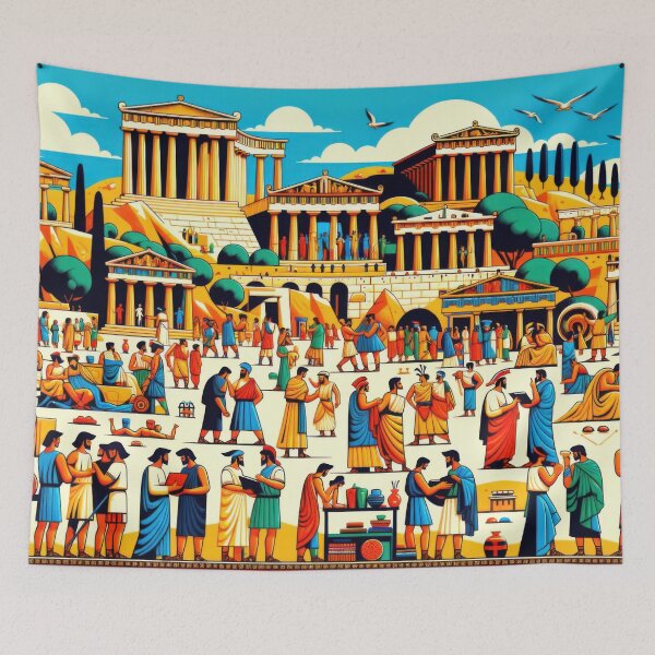 Item preview, A Day in Classical Greece designed and sold by BobArtGallery.