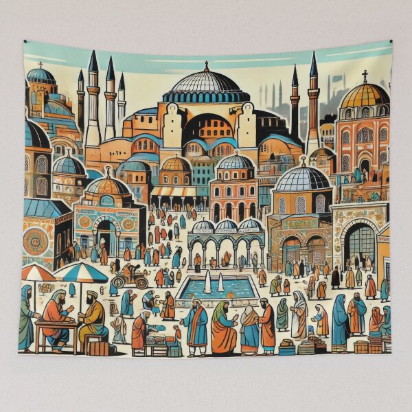 Item preview, The Grand Center of Byzantine Glory designed and sold by BobArtGallery.
