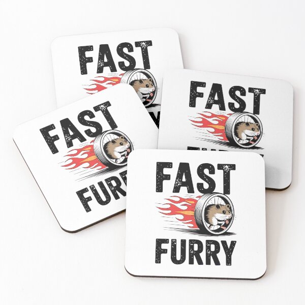 Item preview, Fast Furry Speedy Hamster Racing designed and sold by Taans-Creation.