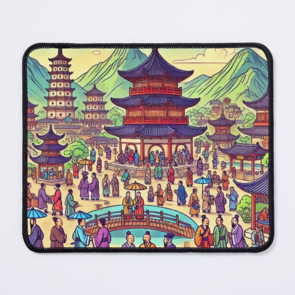 Item preview, Serenity of the Shaolin Temple designed and sold by BobArtGallery.