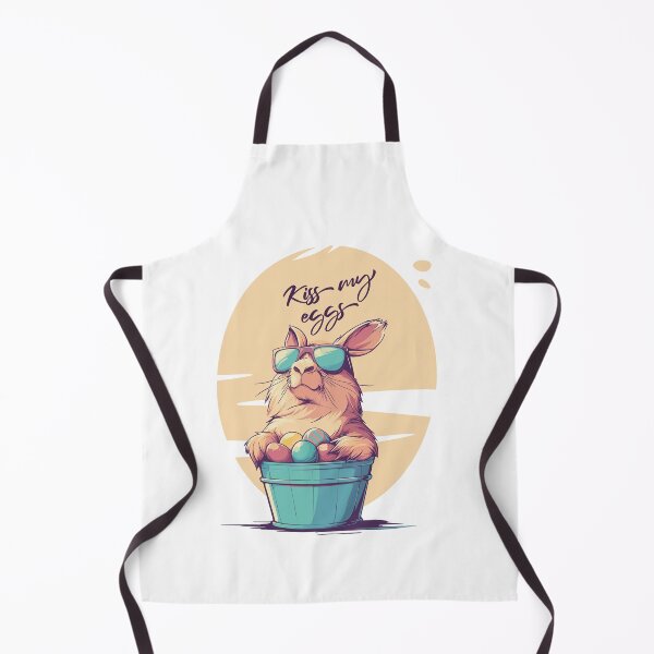 Artikelvorschau, Capybara Ostern lustiges Design entworfen und verkauft von Fixelgraphic.