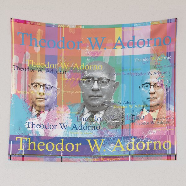 Item preview, Theodor W Adorno, German philosopher designed and sold by Mauswohn.
