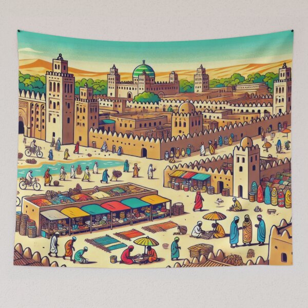 Item preview, Architecture of Timbuktu designed and sold by BobArtGallery.