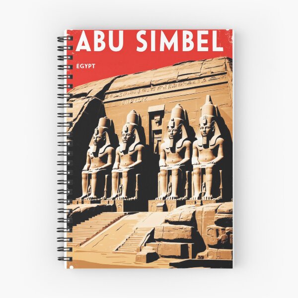 Item preview, Abu Simbel Egypt Vintage Travel Tourism designed and sold by TravelersGems.