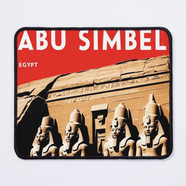 Item preview, Abu Simbel Egypt Vintage Travel Tourism designed and sold by TravelersGems.