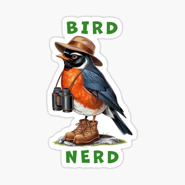 Item preview, Bird Nerd designed and sold by Angry Swan Designs.
