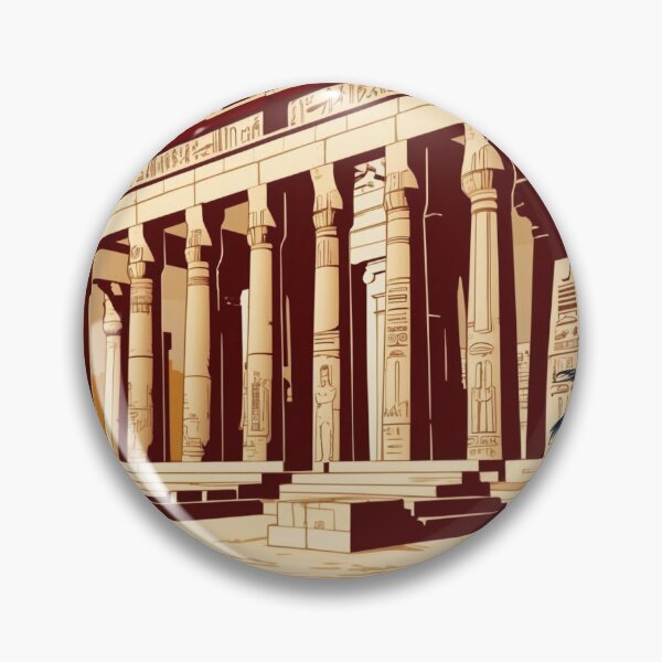 Item preview, Temple of Karnak Egypt Vintage Travel Tourism designed and sold by TravelersGems.