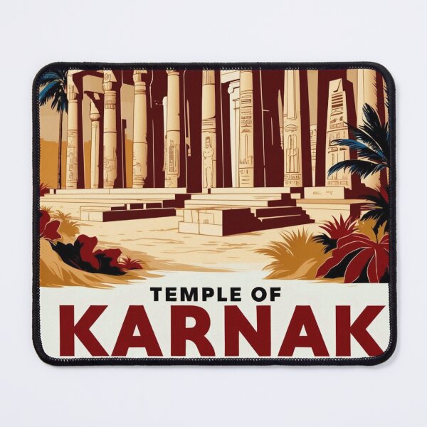 Item preview, Temple of Karnak Egypt Vintage Travel Tourism designed and sold by TravelersGems.