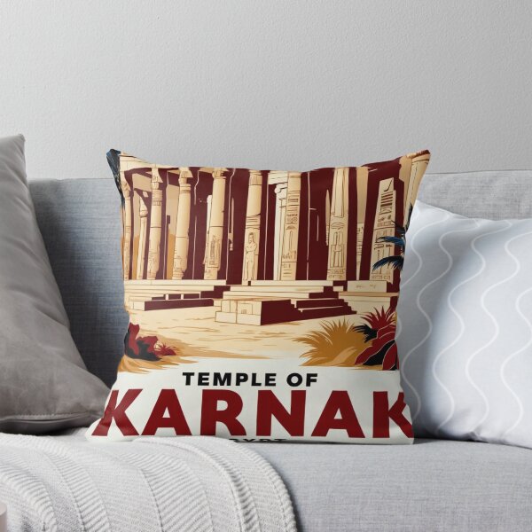 Item preview, Temple of Karnak Egypt Vintage Travel Tourism designed and sold by TravelersGems.
