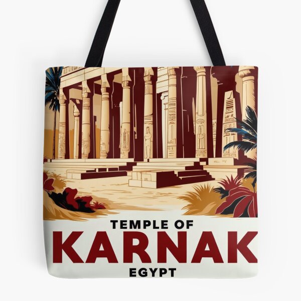 Item preview, Temple of Karnak Egypt Vintage Travel Tourism designed and sold by TravelersGems.