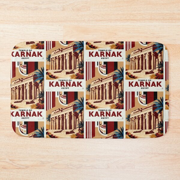 Item preview, Temple of Karnak Egypt Vintage Travel Tourism designed and sold by TravelersGems.