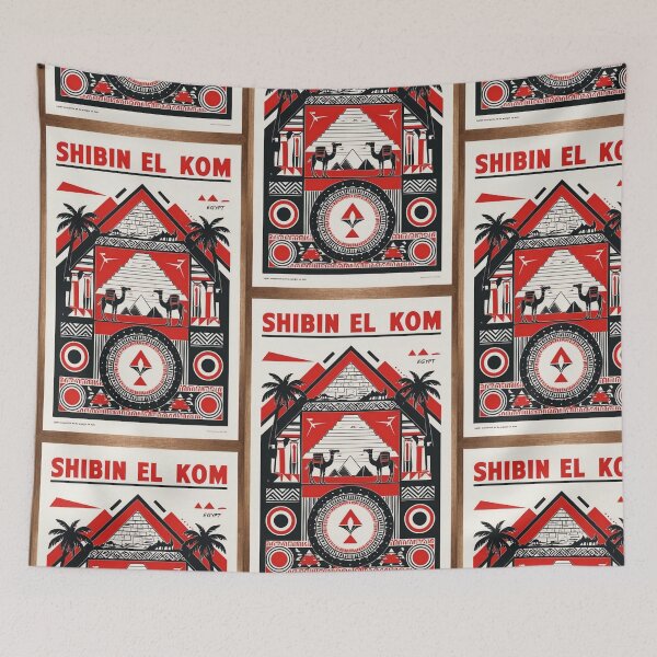 Item preview, Shibin El Kom Egypt Vintage Travel Tourism designed and sold by TravelersGems.