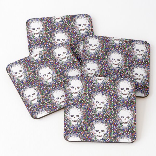 Item preview, White skull designed and sold by pawelkinart.