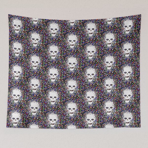 Item preview, White skull designed and sold by pawelkinart.