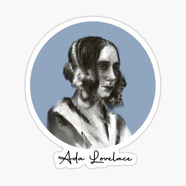 Artikel-Vorschau von Ada Lovelace Portrait, designt und verkauft von Mash Art and Design.