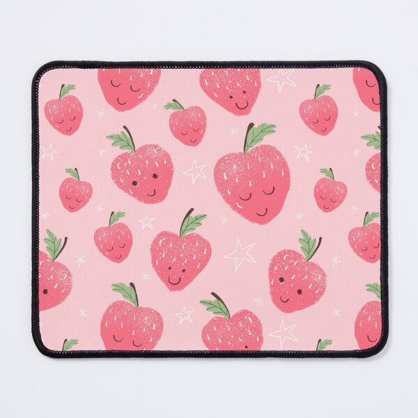 Item preview, Hand drawn smiling fun strawberries fruit summer eating food kids children designed and sold by Nicola-Rowe.