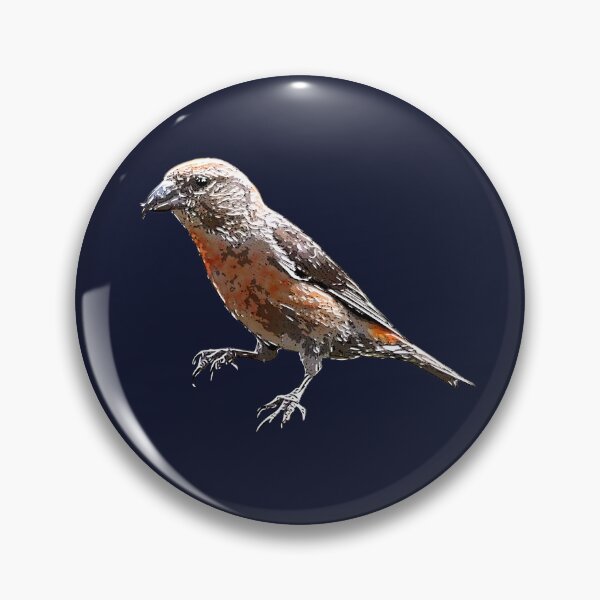 Item preview, Cassia Crossbill White Alternate  Design  designed and sold by designsasstultd.