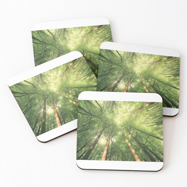 Item preview, Ground-Level View of Tree Canopy Illuminated by Sunlight designed and sold by graphicnew.