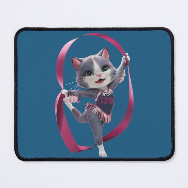Item preview, Graceful Cat Gymnast Performing at Olympic Games designed and sold by NiRia Spot.