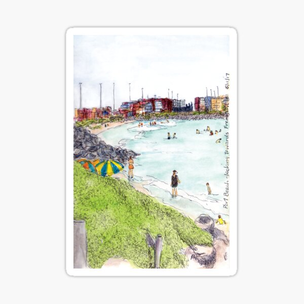 Item preview, Australian Scene - Port Beach, Perth, WA, Aus. designed and sold by Anne Huth.