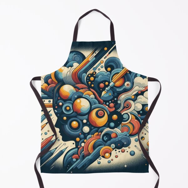 Item preview, Creative explosion of colors and shapes encapsulating the essence of imagination and artistic expression in a vibrant design designed and sold by SergH00.