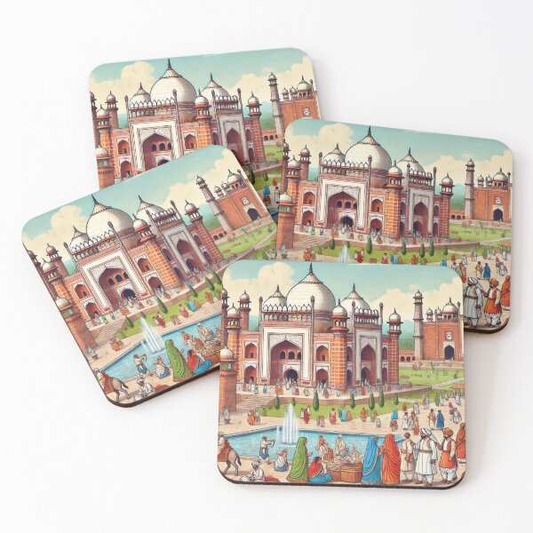 Item preview, The Charm of the Taj Mahal in the Mughal Empire designed and sold by BobArtGallery.