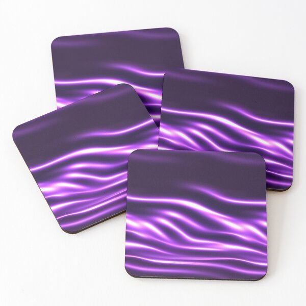 Item preview, Neon Wave Texture Glowing Line Pattern designed and sold by patternicco.