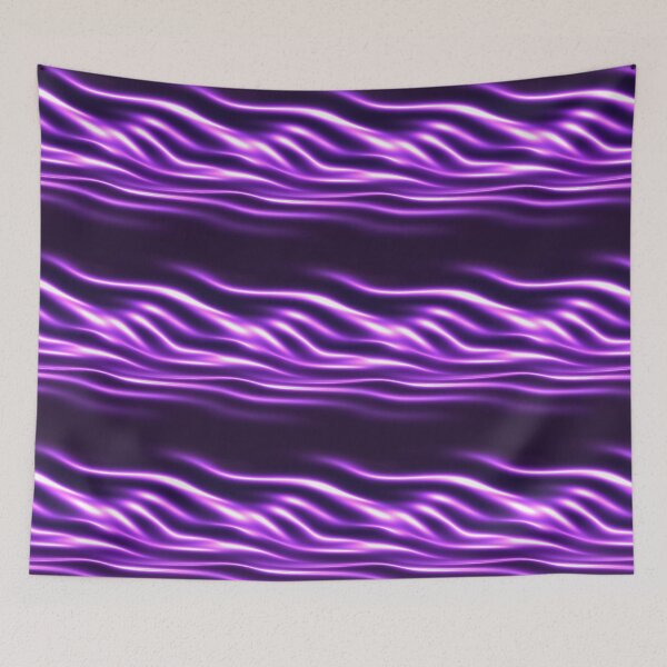 Item preview, Neon Wave Texture Glowing Line Pattern designed and sold by patternicco.