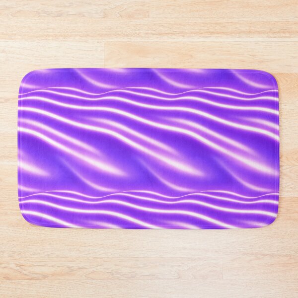 Item preview, Abstract Neon Waves on Violet Background designed and sold by patternicco.