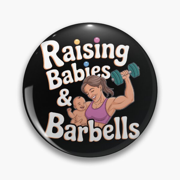 Item preview, Raising Babies & Barbells designed and sold by MagicWander.