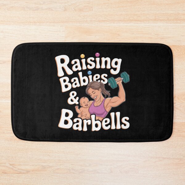 Item preview, Raising Babies & Barbells designed and sold by MagicWander.