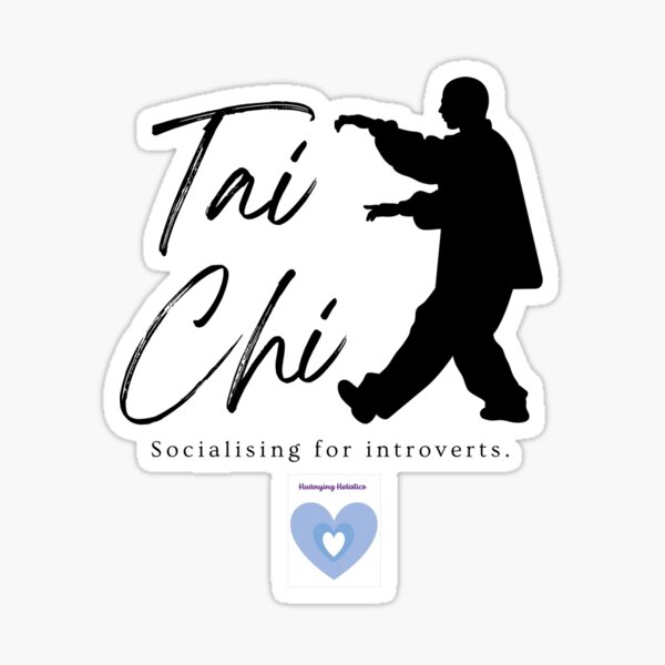Item preview, Socialising for Introverts - black drawing and writing designed and sold by Huanying Holistics.