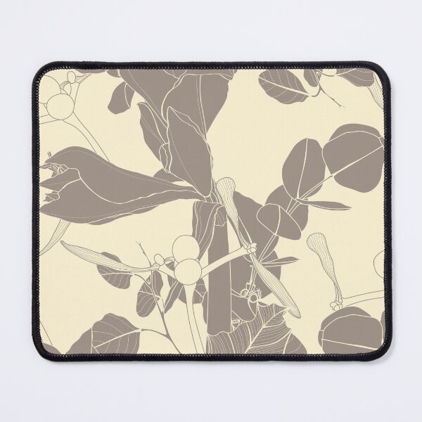 Item preview, Winter season botanical seamless pattern. Poinsettia, sorbus berries, ilex, mistletoe background. designed and sold by MatyKotiv.