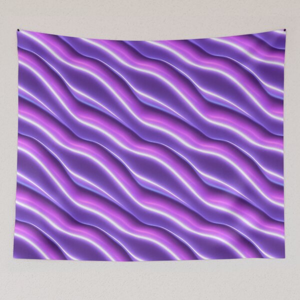 Item preview, Smooth Neon Glowing Waves Abstract Pattern designed and sold by patternicco.