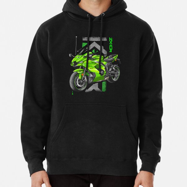 Item preview, Kawasaki ZX10R 2023-2024 (Lime Green & Ebony) for Motorcycle Riders designed and sold by MotoApparelHub.