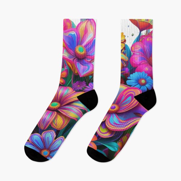 Item preview, Pop Art Floral Explosion: Bright and Bold Colorful Flowers designed and sold by Moss and Moon Studio.