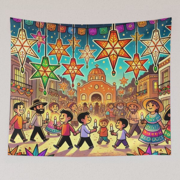 Item preview, Las Posadas of Warmth designed and sold by BobArtGallery.