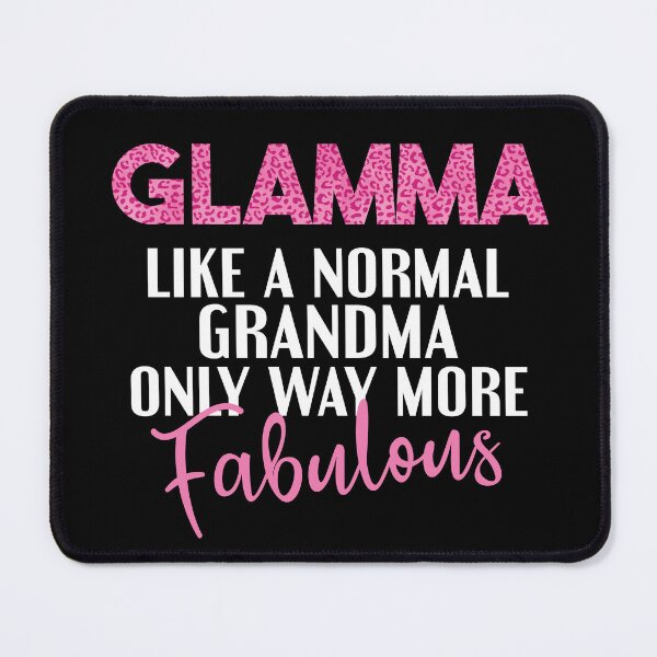 Item preview, Glamma - Funny Fabulous Grandma Quote designed and sold by Primroaddesigns.