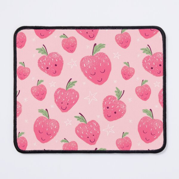 Item preview, Hand drawn smiling faces fun strawberries fruit summer eating food kids children designed and sold by Nicola-Rowe.