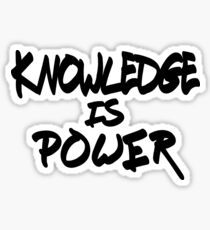 Knowledge is Power Sticker